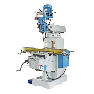 1270 * 254mm منضدة حجم آلة طحن برج معدني عمودي لتشغيل المعادن